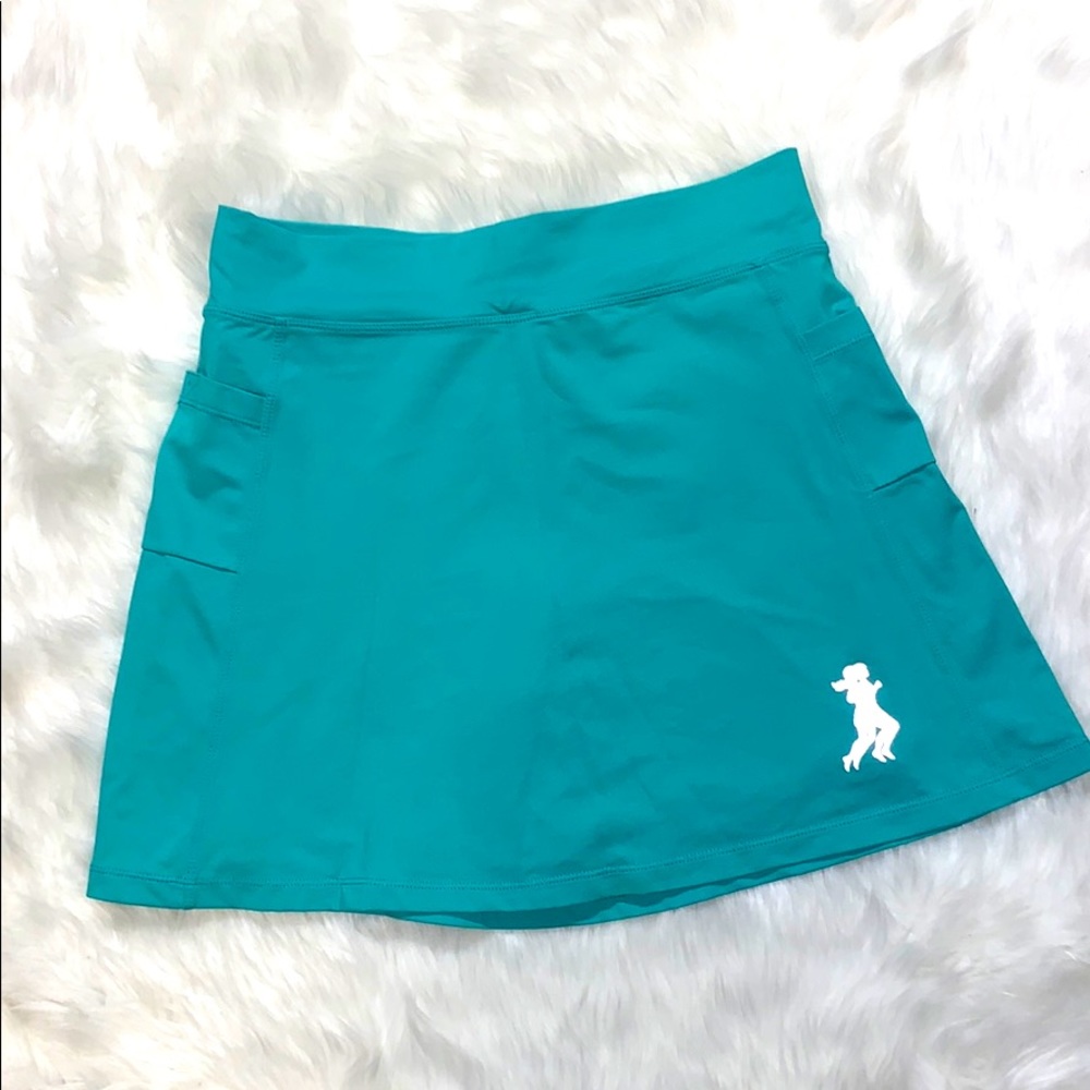 Mint color running skirt